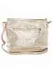 Lucca Baldi Leren schoudertas "Montepulciano" goudkleurig - (B)36 x (H)23 x (D)10 cm