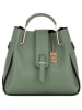 Lucca Baldi Leder-Henkeltasche "Vinci" in Mint - (B)33 x (H)38 x (T)13 cm