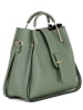 Lucca Baldi Leder-Henkeltasche "Vinci" in Mint - (B)33 x (H)38 x (T)13 cm