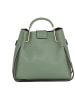 Lucca Baldi Leder-Henkeltasche "Vinci" in Mint - (B)33 x (H)38 x (T)13 cm