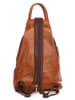 Lucca Baldi SkÃ³rzany plecak "Novara" w kolorze karmelowym - 29 x 34 x 13 cm