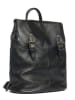 Lucca Baldi Leder-Rucksack in Schwarz - (B)31 x (H)37 x (T)15 cm