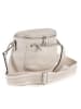 Lucca Baldi Leder-Umhängetasche "Favara" in Creme - (B)24 x (H)19 x (T)7 cm