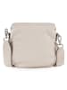 Lucca Baldi Leder-Umhängetasche "Favara" in Creme - (B)24 x (H)19 x (T)7 cm