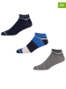 DKNY 3er-Set: Socken in Grau/ Dunkelblau