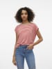 Vero Moda Koszulka "Ava" w kolorze czerwonym-kremowym
