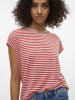 Vero Moda Koszulka "Ava" w kolorze kremowo-różowym