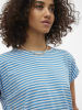 Vero Moda Koszulka "Ava" w kolorze kremowo-błękitnym