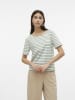 Vero Moda Koszulka "Abby" w kolorze biało-zielonym