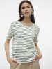Vero Moda Shirt "Abby" wit/groen