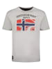 Geographical Norway Koszulka "Jotz" w kolorze jasnoszarym