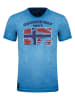 Geographical Norway Shirt "Jotz" in Hellblau