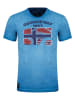 Geographical Norway Shirt "Jotz" lichtblauw