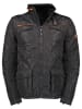 Geographical Norway Steppjacke "Delio" in Schwarz