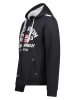 Geographical Norway Sweatvest "Flag" zwart