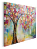 Orangewallz Kunstdruk op canvas "Painted Colour Tree" - (B)50 x (H)70 cm