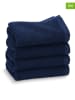 Kushel 4-delige set: gastendoeken "The Guest Set" donkerblauw