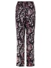TAIFUN Spodnie w kolorze czarno-różowym
