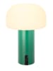 Villa Collection Lampa stołowa LED "Styles" w kolorze biało-zielonym- wys. 22,5 cm