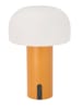 Villa Collection Ledtafellamp "Styles" wit/lichtbruin - (H)22,5 cm