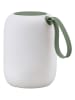 Villa Collection Ledlamp met luidspreker "Hav" wit/groen - (H)15,5 x Ø 12,5 cm