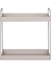 House Nordic Wandregal "Rabo" in Beige - (B)30 x (H)31 x (T)15 cm