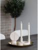 House Nordic Kerzenständer in Beige - (B)13 x (H)8,5 cm