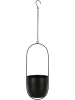 House Nordic Doniczka "Celle" w kolorze czarnym - 15,5 x 37,5 x 14,5 cm