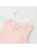 COOL CLUB 2er-Set: Bodys in Rosa/ Weiß