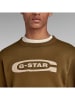 G-Star Sweatshirt in Hellbraun