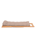 FLORIANE GARDEN Tuinstoel beukenhout/beige - (B)66 x (H)110 x (D)46 cm