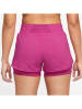 Nike 2in1-trainingsshort roze