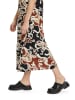 CARTOON Kleid in Schwarz/ Beige/ Rot