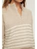 trendyol Sweter w kolorze beżowo-białym