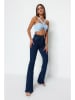 trendyol Jeans - Flare fit - in Dunkelblau