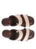 Högl Leren slippers "Marbella" beige/bruin