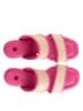 Högl Leren slippers "Marbella" beige/roze