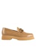 Högl Leder-Slipper "Stacy" in Hellbraun