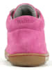 Richter Shoes Skórzane buty w kolorze różowym do nauki chodzenia