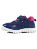 Richter Shoes Sneakersy w kolorze granatowo-różowym