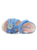 Richter Shoes Leder-Sandalen in Blau