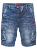 Cipo & Baxx Szorty dżinsowe w kolorze niebieskim