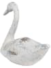 Clayre & Eef Dekoobjekt "Schwan" in Weiß - (B)33 x (H)28 x (T)16 cm