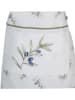 Clayre & Eef Kookschort wit/olijfgroen - (L)70 x (B)85 cm