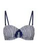 Rösch Bikinitop donkerblauw/wit