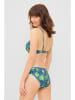 Rösch Bikinitop donkerblauw/groen