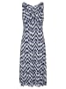 Féraud Sukienka plażowa w kolorze granatowo-białym