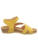Think! Leren sandalen "Dumia" geel