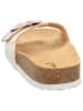 Think! Leren slippers crème