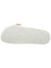 Think! Leder-Pantoletten in Creme